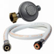 Connectique pour réchaud à gaz avec détendeur butane.