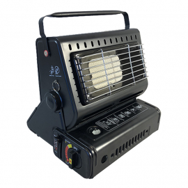 chauffage à gaz avec cartouche incluse convertible en réchaud pour camping