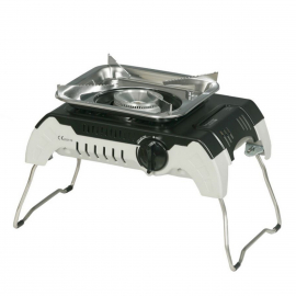 réchaud à gaz sur pieds pliables facile à transporter