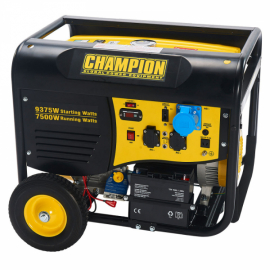 Monté  sur roues, votre groupe électrogène Champion vendu par Univers du Pro vous suit partout !