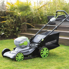 Tondeuse sans fil avec fonction broyeur