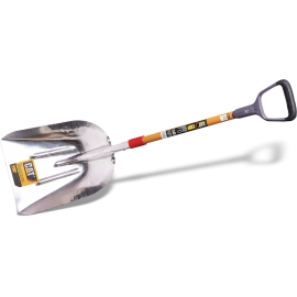 Pelle à neige manche en bois Caterpillar - Usage polyvalent.